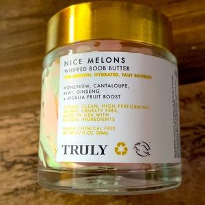 Truly nice melons whipped boob butter